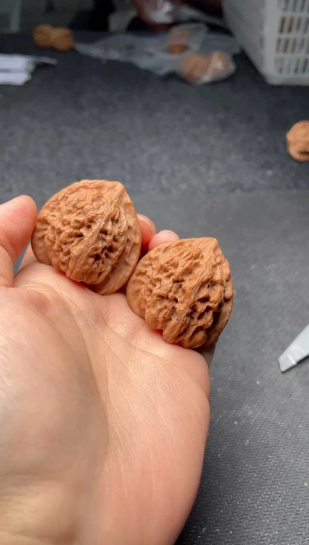 把件文玩核桃w126  赤龙鸡心 40尺