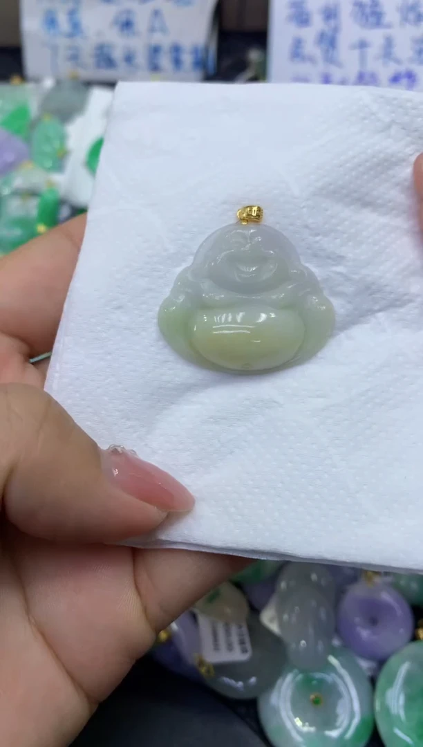 颈饰未镶嵌翡翠天然缅甸A货翡翠