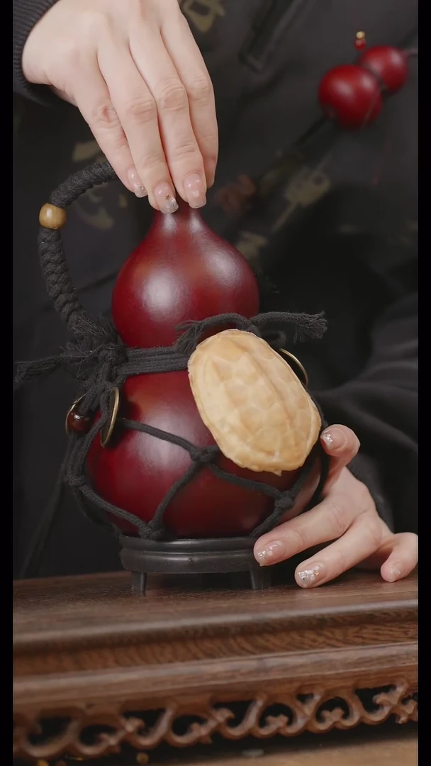 【闪购商品】284号精品天然大漆工艺防渗内胆酒葫芦~