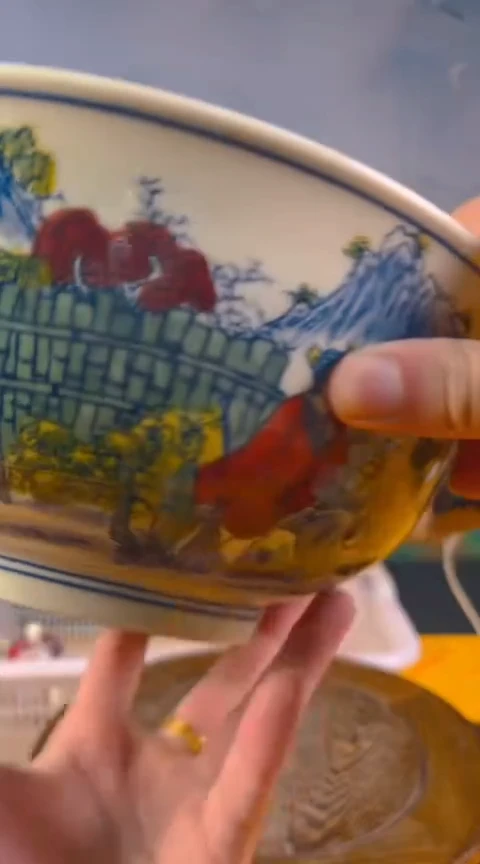 摆件景德镇陶瓷青花摆件114