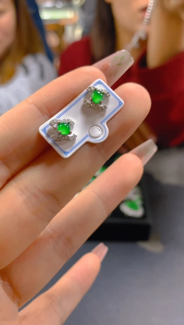 翡翠未镶嵌耳饰0666637743多样性发一