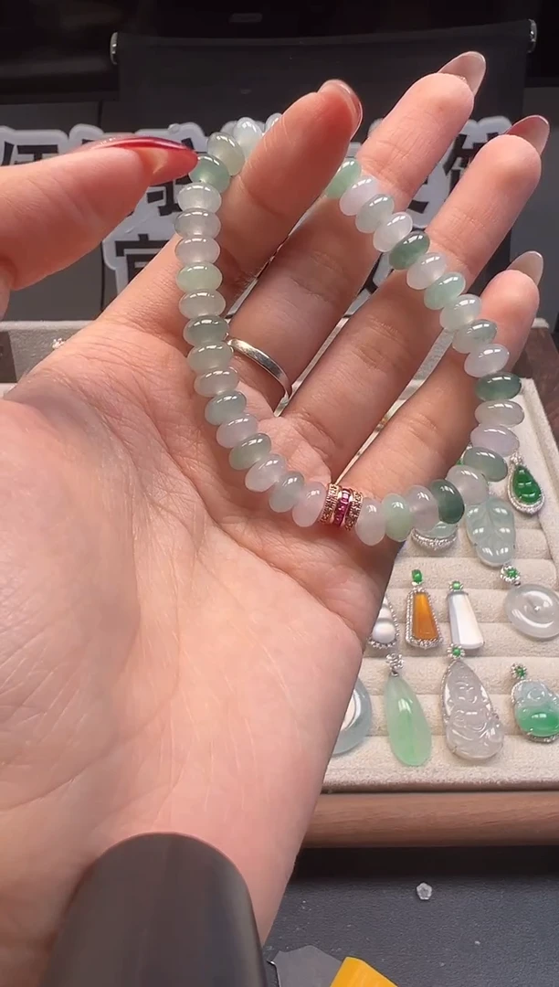 未镶嵌手串翡翠 缅甸珠宝严选