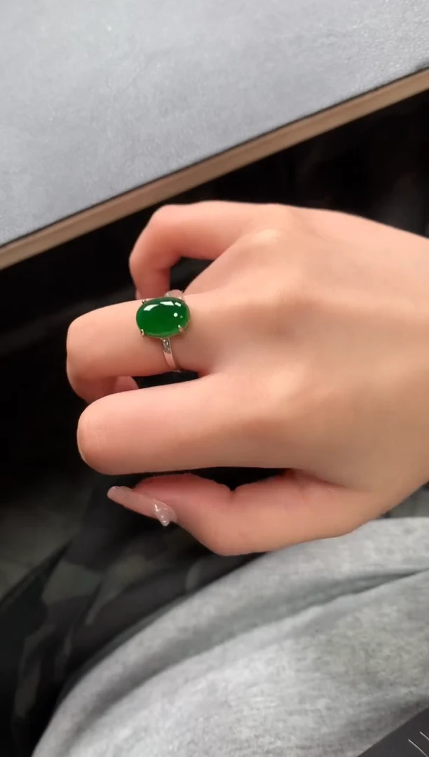 【闪购商品】翡翠戒指银S925镶嵌51541241