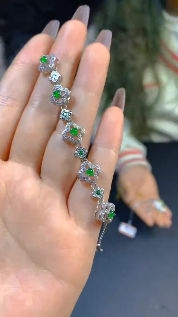 【闪购商品】翡翠手链未镶嵌0766630106多样性发一