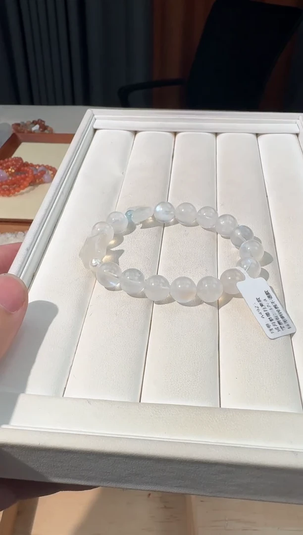 【闪购商品】长石手链银S925镶嵌蓝月星星款