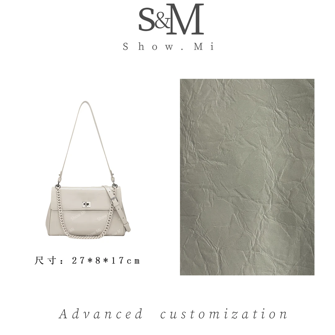 【Show Mi】QYX-81437-流沙色-轻奢小众时尚百搭女士包包sm