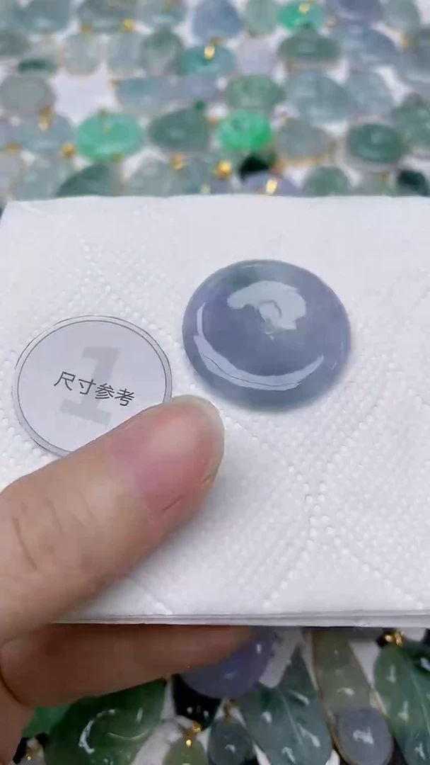 颈饰未镶嵌翡翠天然A货翡翠