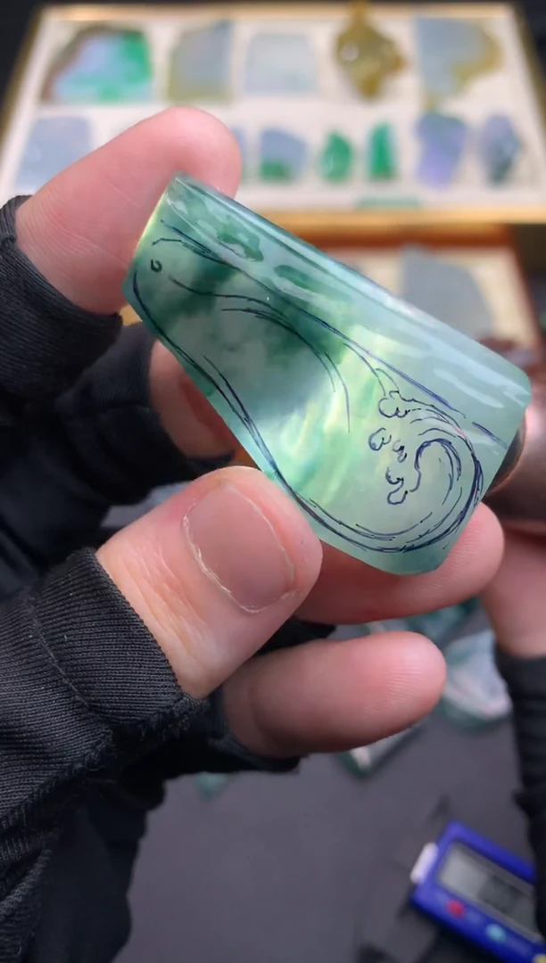 定制翡翠未镶嵌天然翡翠裸石 （含工费）