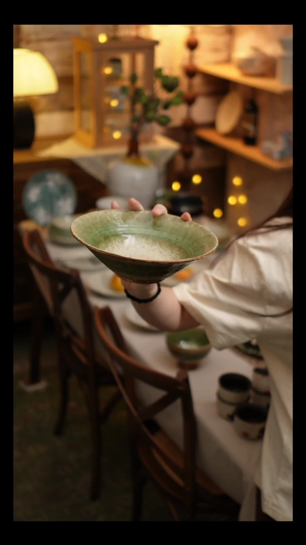 瓷片雾里工作室  盘1个