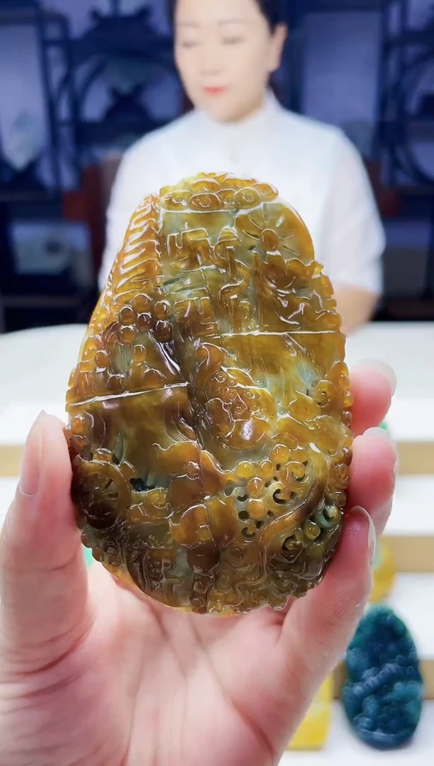 未镶嵌定制翡翠毛货09150186