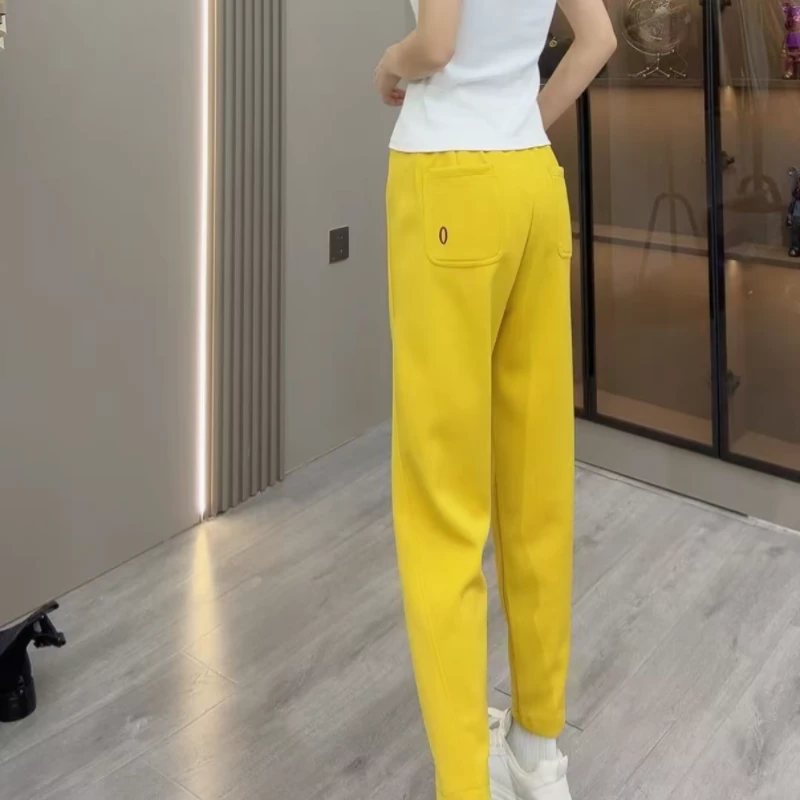 秋冬加绒加厚女哈伦洋气保暖百搭束脚遮肉女休闲小个子加绒卫裤