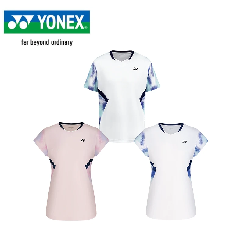 YONEX/尤尼克斯2025春季新款比赛服训练服男女同款吸汗透气排汗