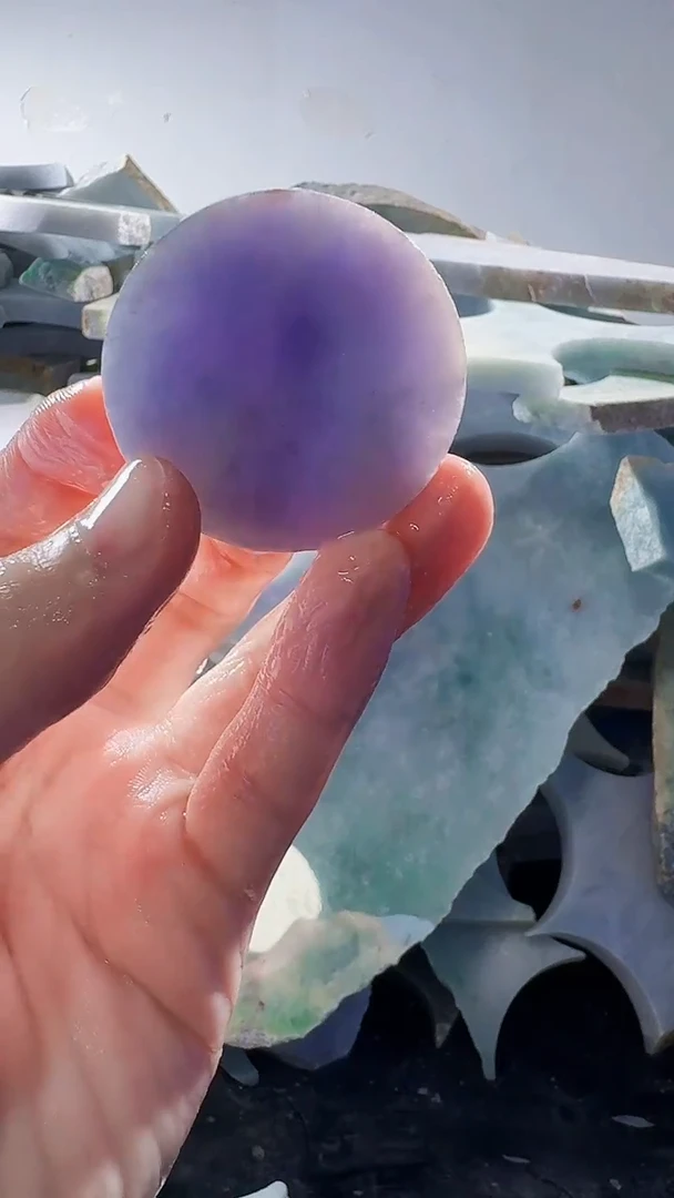 裸石翡翠缅甸翡翠A货文5087