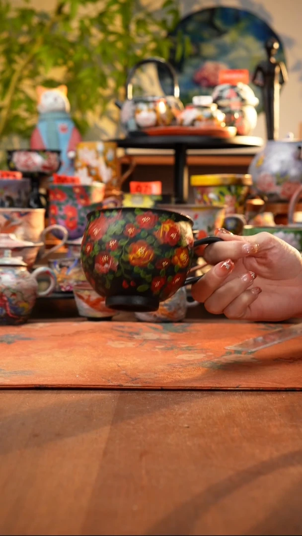 瓷片景德镇手工手绘700