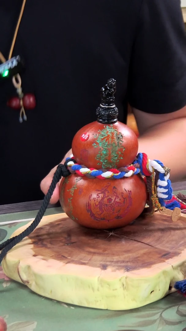 古艺大漆酒葫芦 编号174