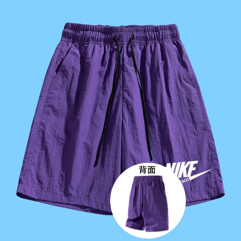 【大标K02短裤送T恤】2025年新款情侣宽松夏季冰丝凉感时尚休闲短裤