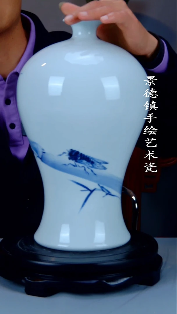 摆件陶瓷景德镇手工手绘陶瓷摆件