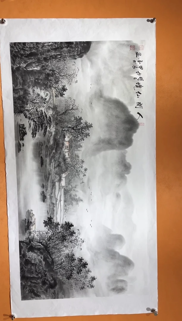 国画刘金玉老师亲笔手绘
