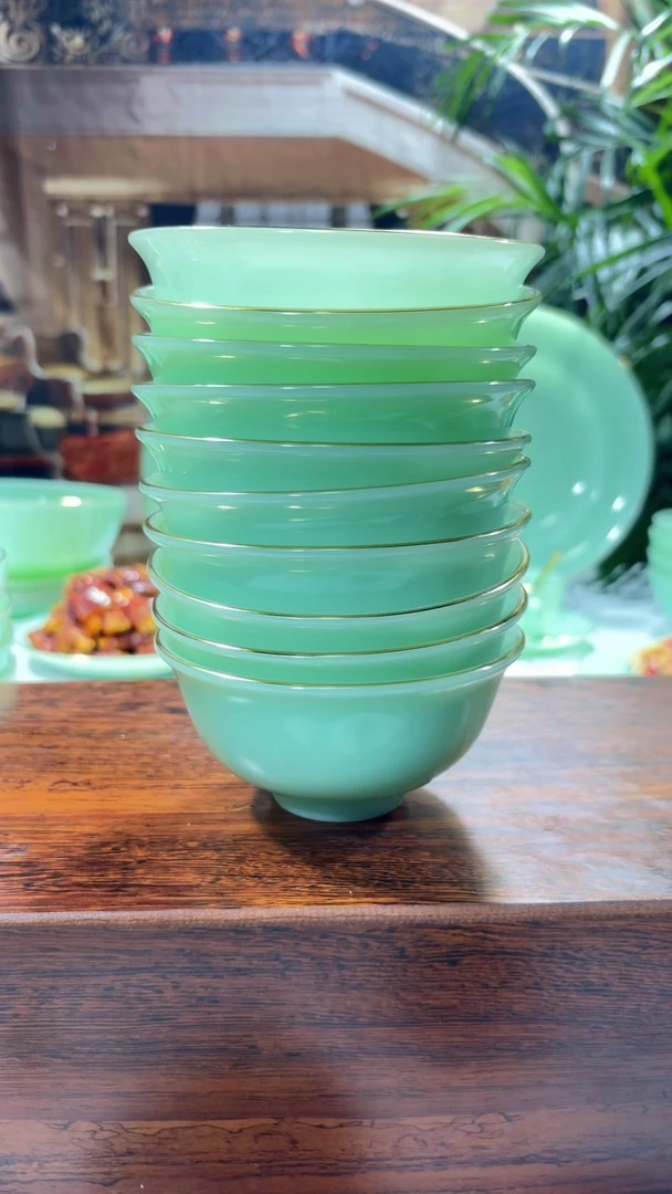 【闪购商品】...4.5英寸玉瓷碗10个口径11.5厘米