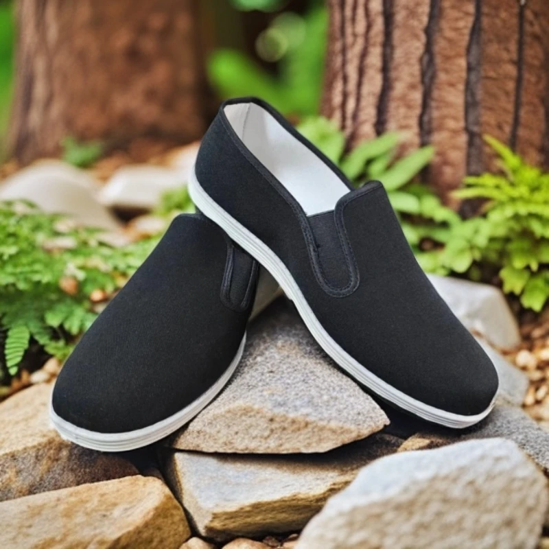 登山徒步日常春夏透气休闲舒适吸汗软底防滑加厚布鞋