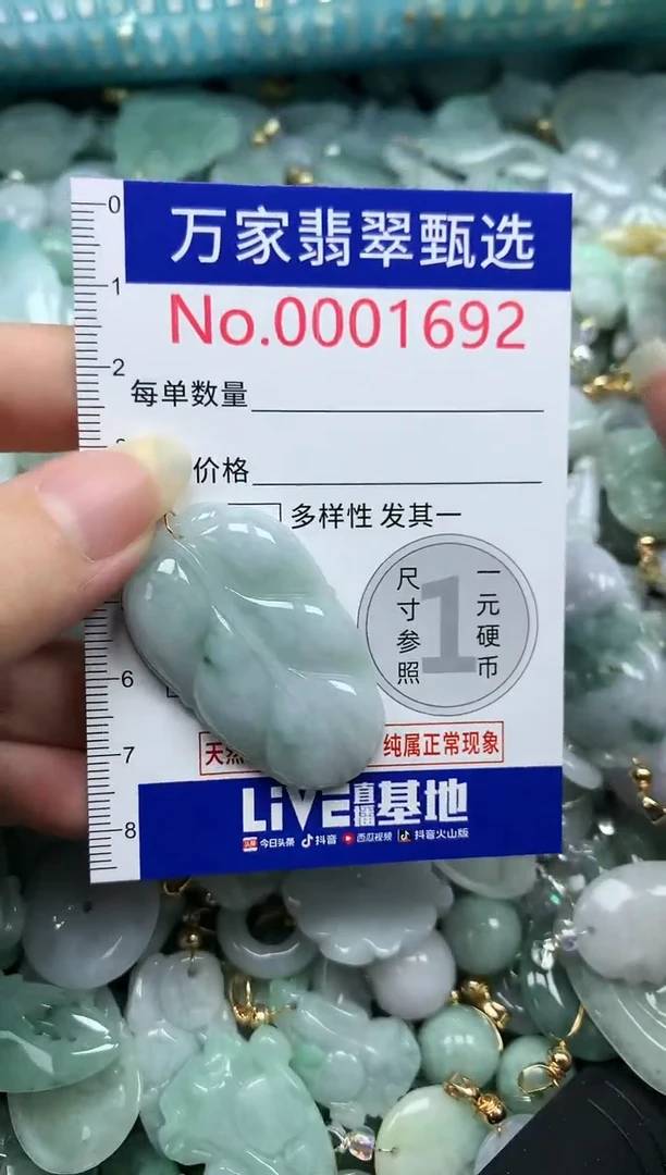 吊坠(不含链)未镶嵌翡翠1692