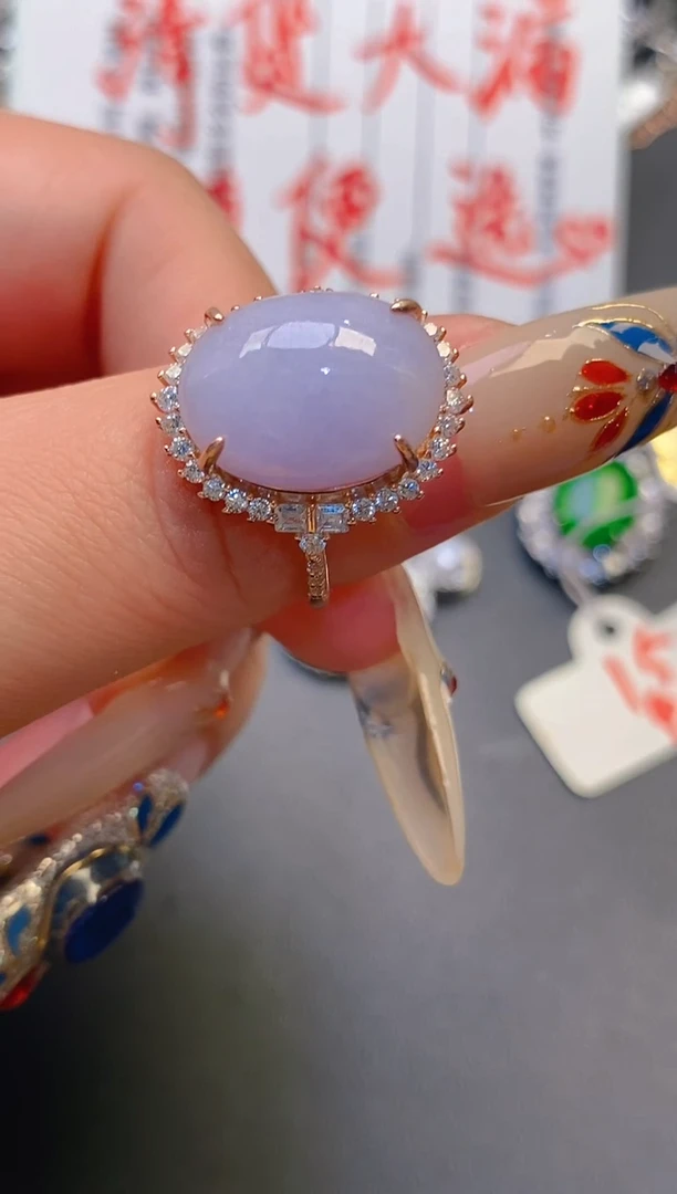 【闪购商品】翡翠耳饰银S925镶嵌天然A货翡翠1