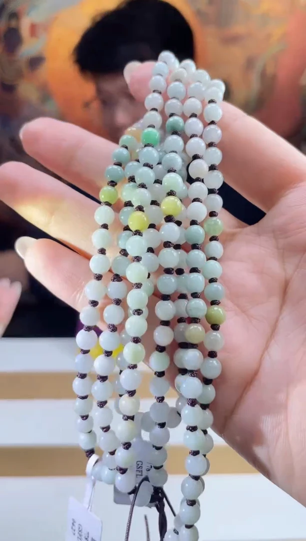 翡翠未镶嵌颈饰多样性发其一珠链30