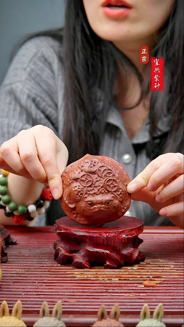 紫砂茶宠宜兴紫砂茶宠摆件