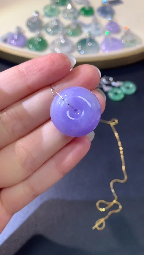 吊坠(不含链)未镶嵌翡翠W176|8800