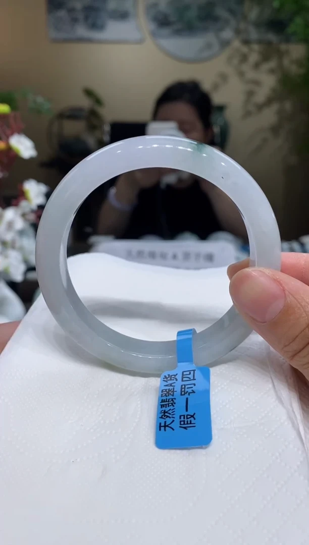 翡翠手镯未镶嵌翡翠57-58