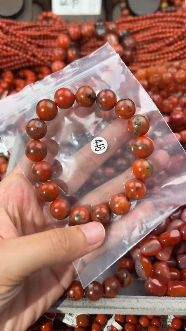 南红玛瑙手串未镶嵌12+