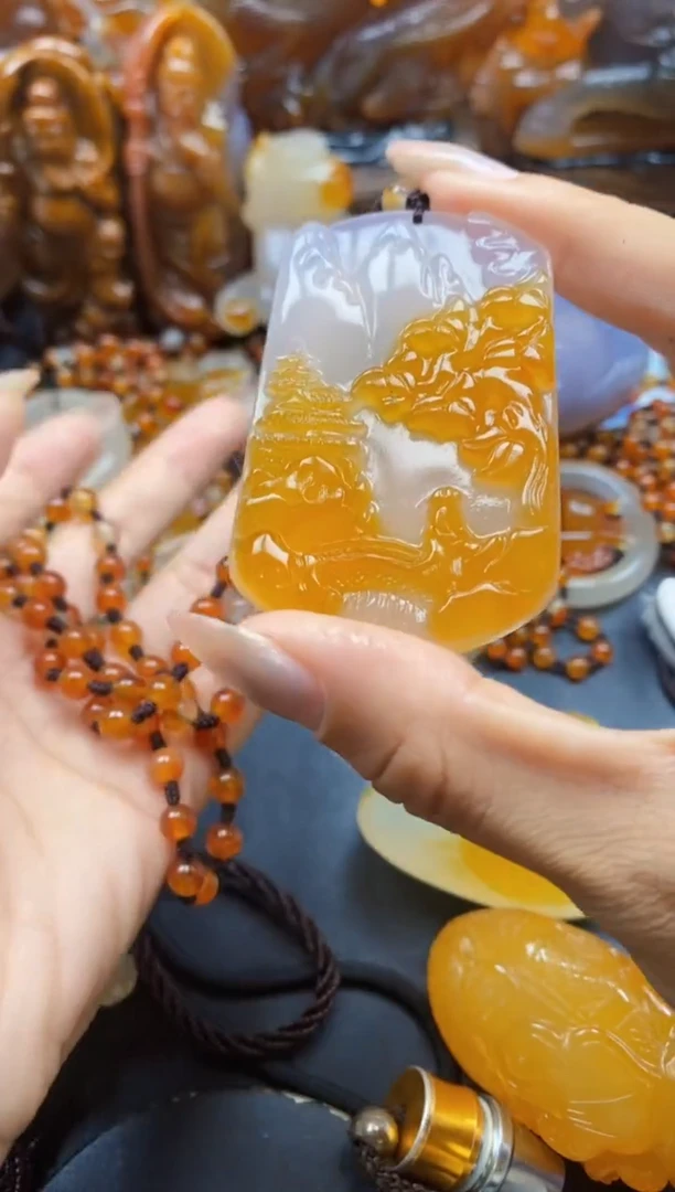 玛瑙/玉髓颈饰未镶嵌ll