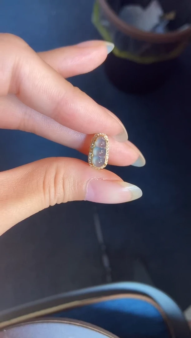 吊坠(不含链)银S925镶嵌翡翠1
