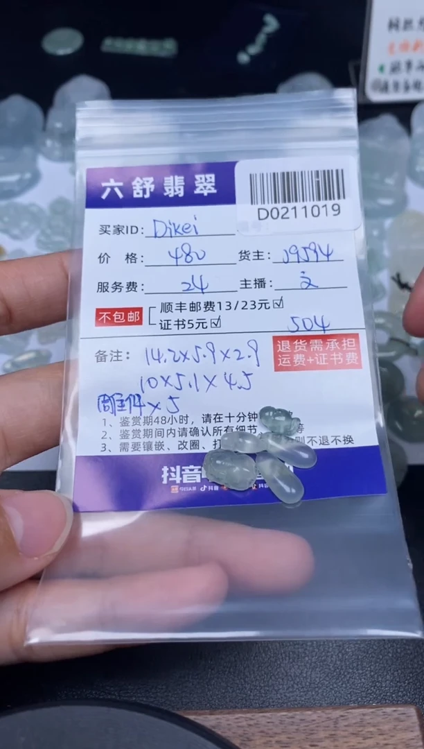 【闪购商品】翡翠吊坠(不含链)未镶嵌D0211019