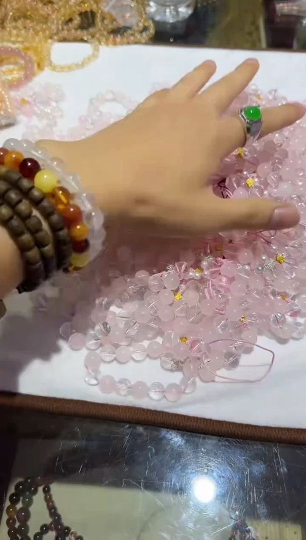 吊坠(不含链)合金水晶粉水晶手机挂多样性发其一