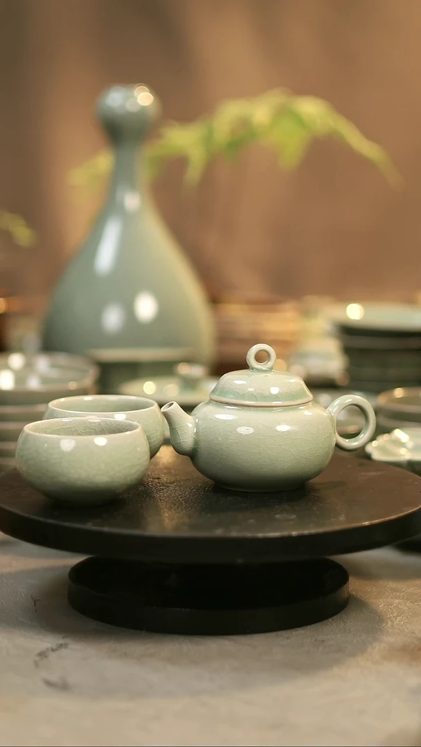 杯子瓷原产地原矿釉一壶两杯