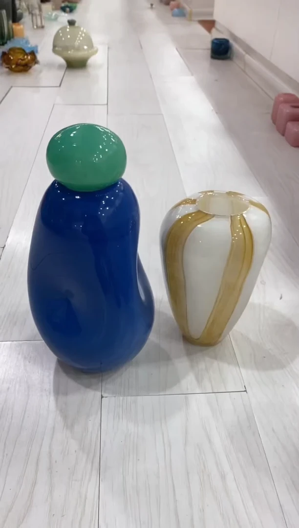 【闪购商品】琉璃慕忆家花瓶一套3