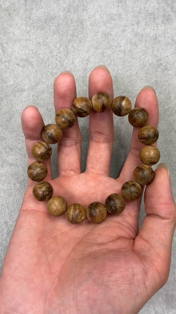 【闪购商品】沉香手串东马沉香1.3单圈手串15.5g