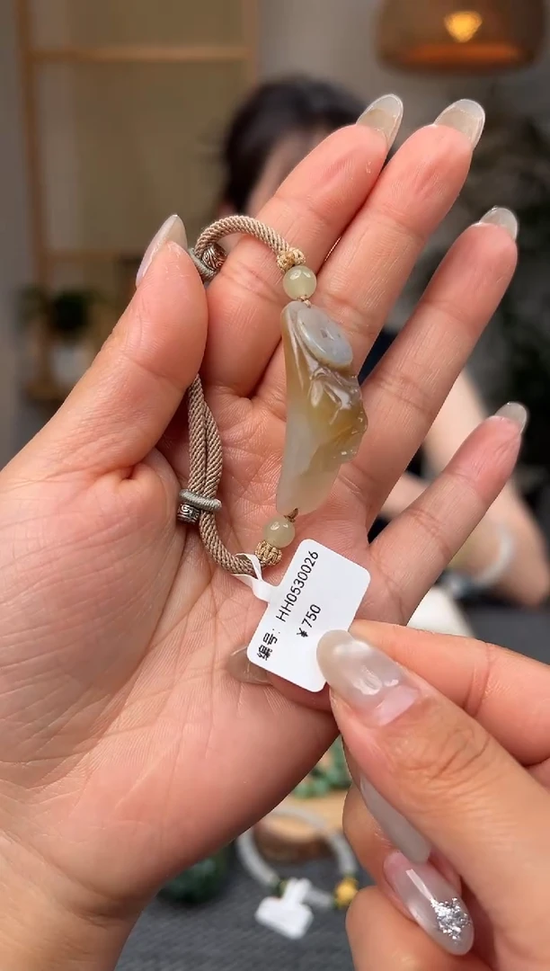 和田玉未镶嵌颈饰吊坠 HH 旺财