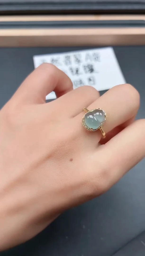 银S925镶嵌戒指翡翠1111