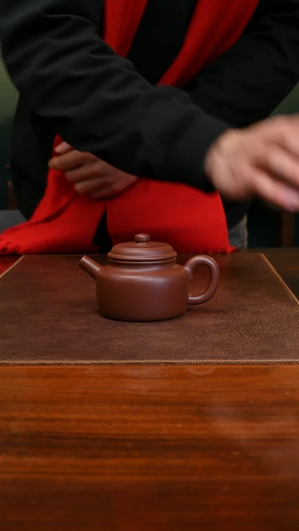 【闪购商品】紫砂茶壶德钟紫泥140cc