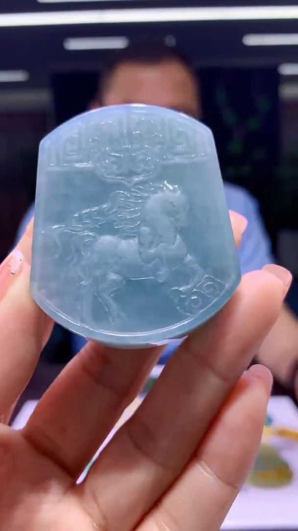 定制翡翠未镶嵌1101jj-毛货挂件24