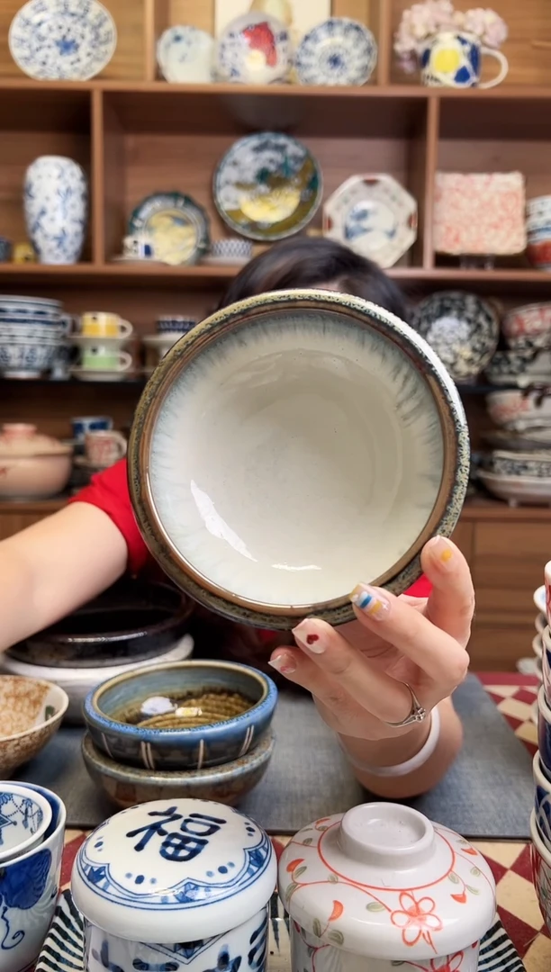 瓷片幻彩极光12.5cm钵碗 加厚款