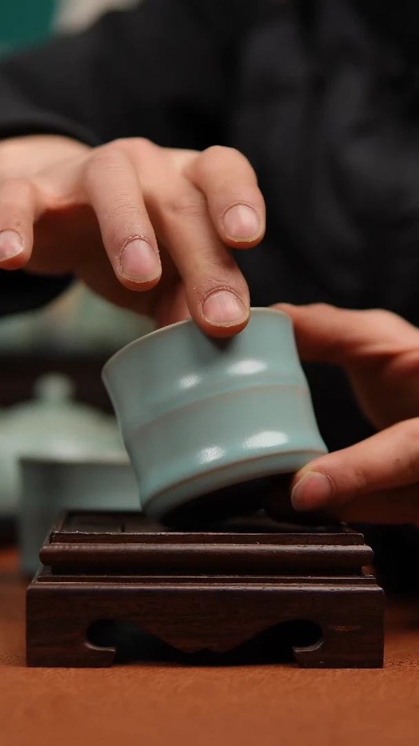 【闪购商品】瓷片原产地仿古竹节杯微瑕福利