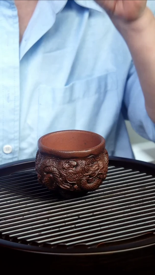 茶杯紫砂原矿紫砂茶具