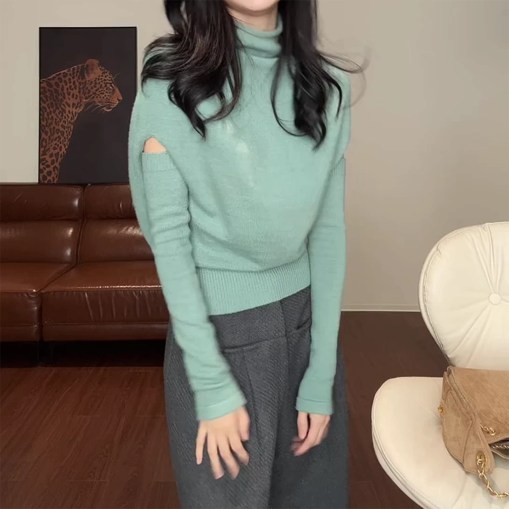 时尚百搭显瘦蝙蝠袖收腰圆领针织衫长袖时尚百搭韩版C6597