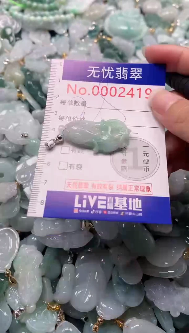 颈饰未镶嵌翡翠2419