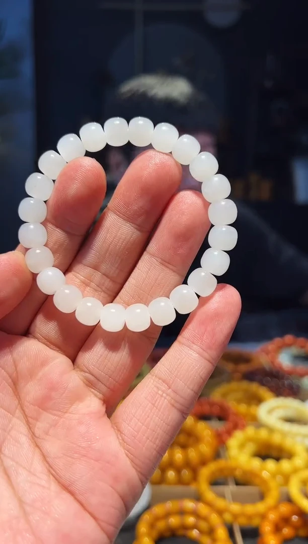 未镶嵌手串和田玉9+单圈
