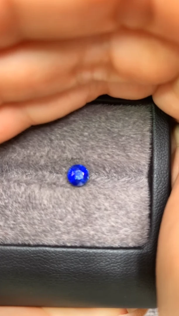 【闪购商品】定制蓝宝石裸石未镶嵌圆切型 蓝宝石 1.23ct