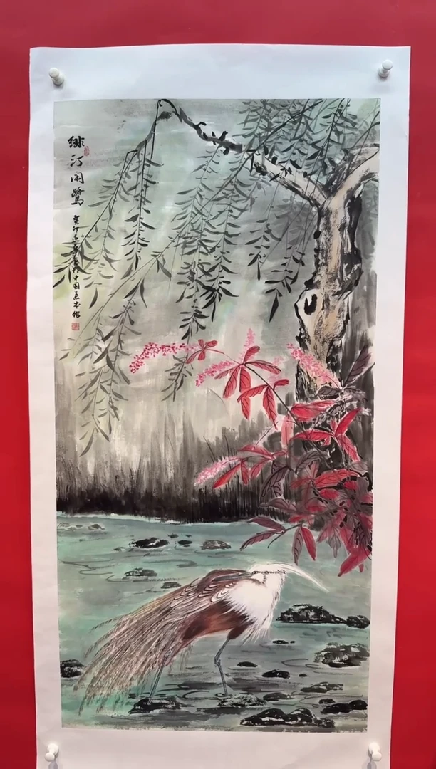 国画画家陆远华纯手绘原作